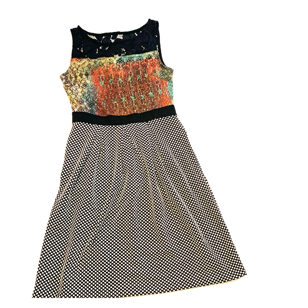 Anthropologie Weston Galina pattern texture dress